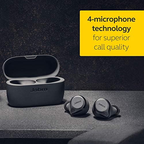 Jabra Elite Active 75t True Wireless Earbuds with Wireless Charging Enabled Case, Gray 9