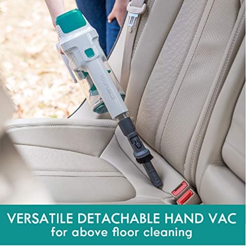 Kenmore DS4020 Cordless Stick Vacuum Lightweight Cleaner 2-Speed Power Suction LED Headlight 2-in-1 Handheld for Hardwood Floor, Carpet & Dog Hair, Green 5