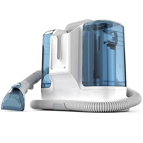 Rivenara Carpet Cleaner Machine Upholstery - 450W Shampooer Portable for Couch Rug Sofa Car Seat Furniture Fabric Wet Vacuum Spot Handheld Small Mini Car Water Aspiradora de Agua Deep Extractor Washer