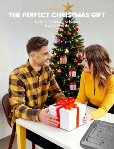 DOMISO 15.6 inch Laptop Sleeve with Handle Shockproof Waterproof EVA Protective Case for 15.6" Yoga 720 IdeaPad 310 320 ThinkPad T570/Legion 5 Gen 6/HP Envy 15/15.6" Notebooks, Silver 9