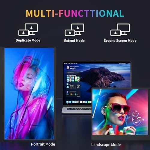 MAGICRAVEN 4K Portable Monitor, 15.6" 3840x2160 IPS Laptop Screen, USB C HDMI Computer Gaming Display with Speakers & Smart Cover, Travel Monitor for PC Phone PS5/4 Xbox Switch 3