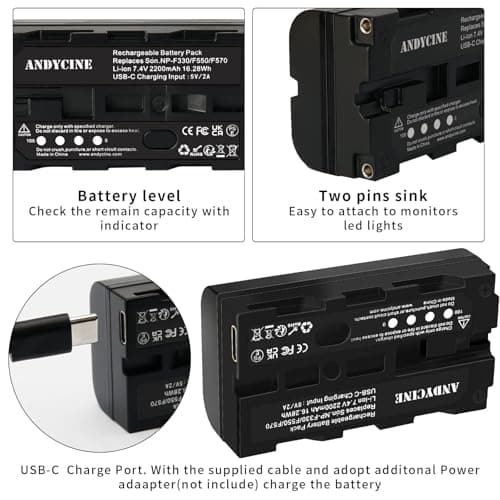 FEELWORLD F6 Camera Field Monitor Bundle - 6 Inch 4K HDMI On Camera Monitor with Waveform, 3D LUT Load (Includes Battery, Micro & Mini HDMI Cords, Carry Case) 8