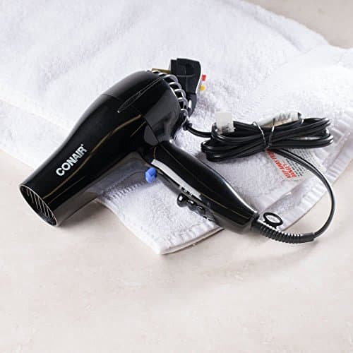 Conair 047BW Black 2 Heat / 2 Speed Hair Dryer - 1600W 6