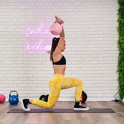 PRISP Competition Kettlebell Weight 16kg - Pro Grade Heavy Duty Cast Steel, Yellow 6