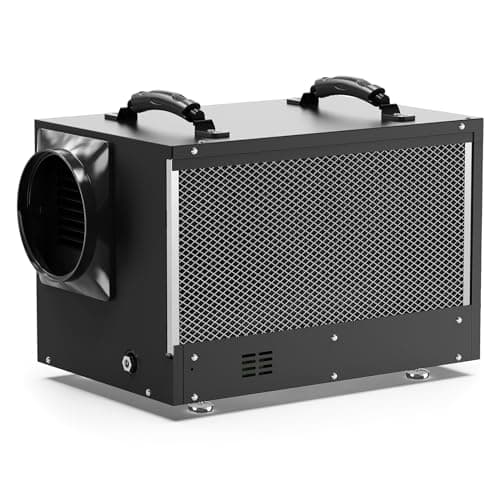 ALORAIR 120 PPD Commercial Dehumidifiers with Pump and Hose, Crawl Space Basement dehumidifier, Industry Water Damage Unit, Compact, Portable, Auto Defrost, Memory Starting 8