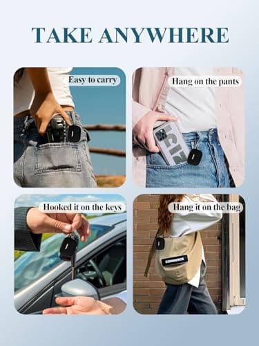 Case for JBL Vibe Beam 2/Vibe Beam - True Wireless Noise Cancelling Earbuds, Soft Silicone Protective Portable Scratch Shock Resistant Shell with Cleaner Kit & Carabiner & Lanyard，Black 7