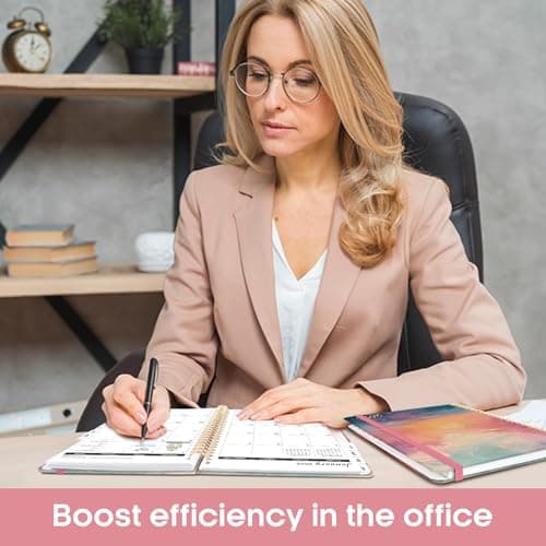 2026 Planner, Aesthetic Weekly and Monthly Planner for Women, Jan 2026 to Dec 2026, Hardcover 2026 Calendar Book with Monthly Tabs, Inner Pocket, Perfect for Office Home School - A5 (6.3" x 8.5"), Sunset 7