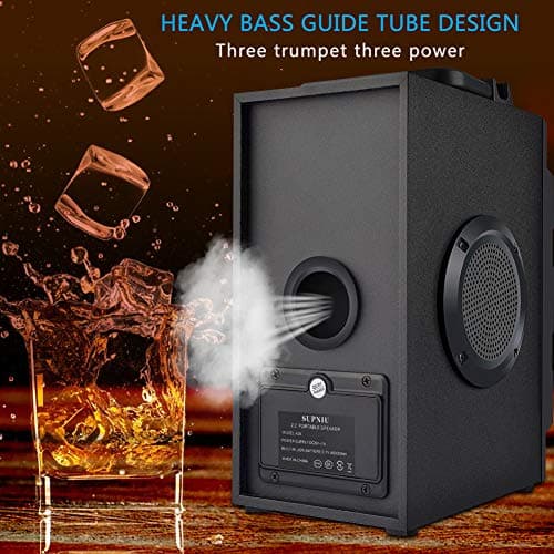 Bluetooth Speaker, Portable Bluetooth Boombox with 40W (60W Peak) Stereo Dual Woofers and Dual Tweeters Wireless Home Party Speaker, 2400 Minutes Playtime, Suitable for Party, Camping, Gym 8