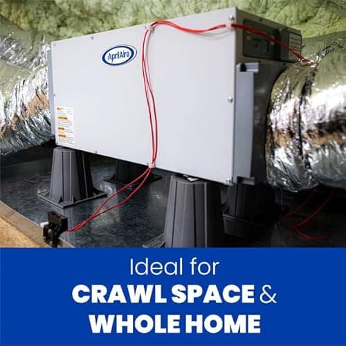 AprilAire E100 Pro Dehumidifier Bundle - 100 Pint Whole House Dehumidifier - Full Complete Kit - Crawl Spaces, Basements, Whole Homes, Commercial up to 5,500 sq. ft - 5 Year Warranty Included 7