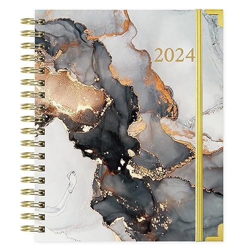 Waterink 2024 Planner - Jan. to Dec. 2024, Large Weekly & Monthly Planner, 8" x 10" - Waterink