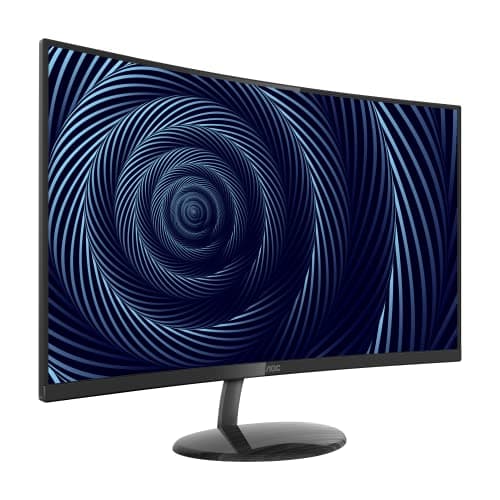 AOC CU32V3 32" Super-Curved 4K UHD monitor, 1500R Curved VA, 4ms, 121% sRGB Coverage / 90% DCI-P3, HDMI 2.0/DisplayPort, VESA, Black 5