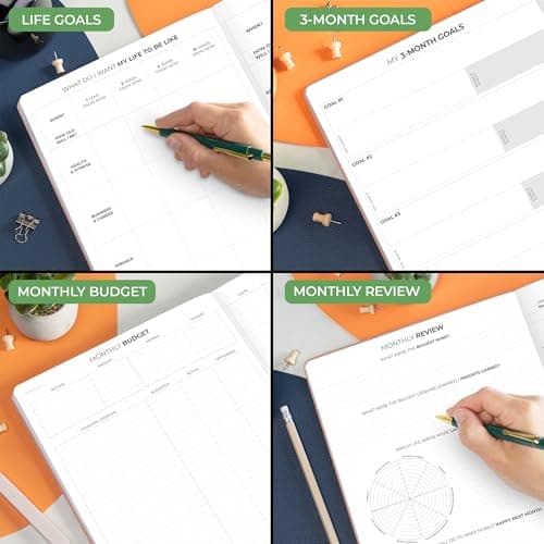 Clever Fox Hourly Planner PRO Premium – Undated Schedule Planner with Daily Time Slots – Personal Organizer Notebook for Time Management – Weekly & Monthly Life Journal, A4 size (Light Pink) 5