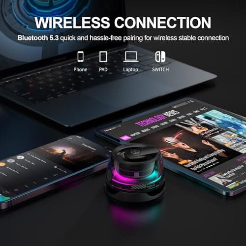 Edifier G200 2-in-1 Magnetic Cell Phone Stand Bluetooth Speaker for iPhone, Android & Anything Metal - Small/Portable/Multifunctional with RGB Lights & Strong Magnetic Strength - Ideal Gift 5