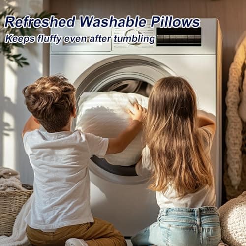 Favocama Pillows Standard Size Set of 4 Hotel Collection Bed Pillow for Sleeping Pillows 4 Pack for Back, Stomach or Side Sleepers Soft and Supportive Washable Pillows for Bedroom 8