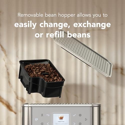 KitchenAid Fully Automatic Espresso Machine KF6, KES8556PL, Porcelain White 5