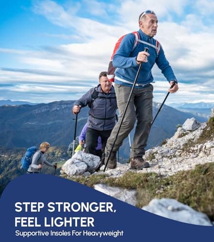 Cloudflo Plantar Fasciitis Insoles for Men Women,High Arch Support for Pain Relief,Shoe Inserts Orthotic for Flat Feet,Work Boot Insoles for Shock Absorbing Inserts (Fit for Standing All Day) DB-L 7