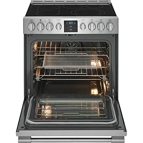 Frigidaire Professional Series PCFE3078AF 30 Inch Freestanding Electric Range with 5 Elements, 5.4 Cu. Ft. Oven Capacity, Storage Drawer, Air Fry, True Convection 7