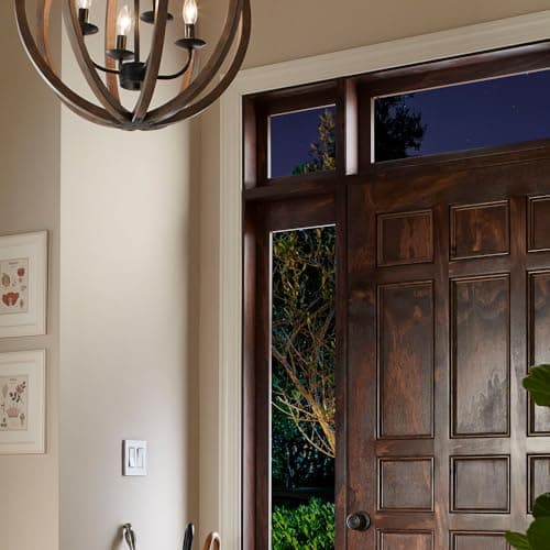 Leviton Decora Slide Dimmer Switch for Dimmable LED, Halogen and Incandescent Bulbs, DSL06-1LZ, White with Ivory and Light Almond Faceplates 14