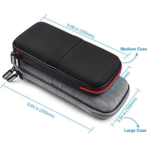 SKYNEW Powerbank Hard Travel Case Compatible RAV Power 26800/20100/20000mAh, Anker Power Core 26800mAh/ PowerCore +26800mAh, ROMOSS 30000mAh, Miady Charger, Ekrist, Lab599 Tx500 Radio(Light Grey) 7