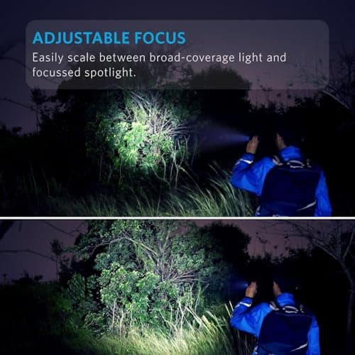 Anker Rechargeable Bolder LC90 LED Flashlight, Pocket-Sized Torch with Super Bright 900 Lumens CREE LED, IPX5 Water-Resistant, Zoomable, 5 Light Modes 3