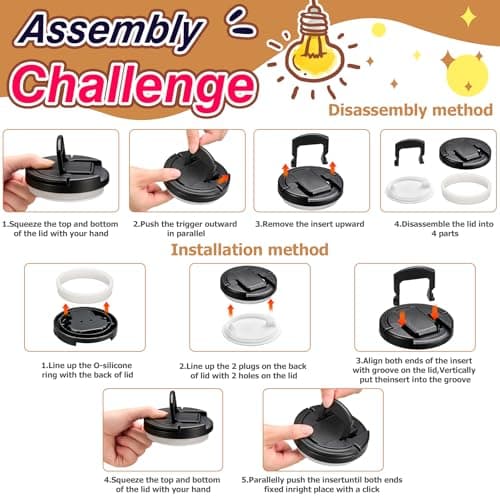 Bento Lunch Box with 8oz Soup Thermo,Kids Leakproof 4 Compartment Lunch Food Containers with Sauce Cup and Ice Pack,Kids Thermo Insulated Hot Food Jar and Lunch Bag for School,Trvael-Black 4