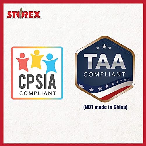 Storex Letter Size Flat Storage Tray – Organizer Bin for Classroom, Office and Home, Assorted Colors, 5-Pack (62514E05C) 8