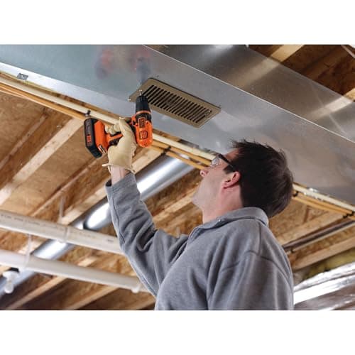 BLACK+DECKER 20V MAX Cordless Drill and Driver, 3/8 Inch, With LED Work Light, Battery and Charger Included (LDX120C) 11