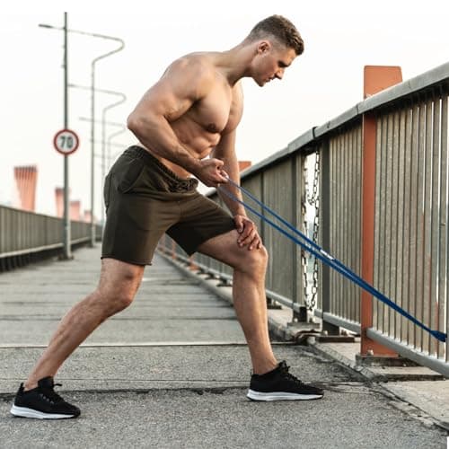 WIKDAY Resistance Bands for Working Out, Exercise Bands, Workout Bands, Pull Up Assistance Bands for Body Stretching Training Physical Therapy Muscle Training for Men & Women Gray (190-250 lbs) 5