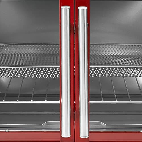 Oster Air Fryer Oven, 10-in-1 Countertop Toaster Oven Stainless Steel French Doors 6