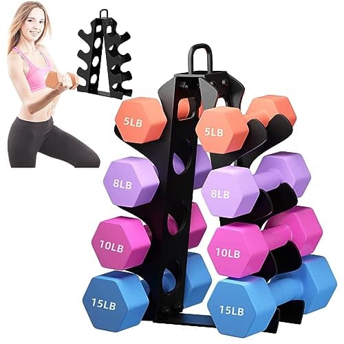 Weight Rack for Dumbbells, 4 Tiers A-Frame Dumbbell Rack Stand Only for Home Gyms Workout (Dumbbells not include)