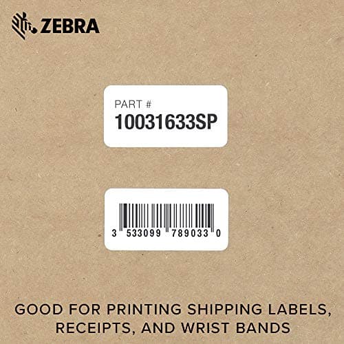 Zebra ZD410 Direct Thermal Only Desktop Printer - Ethernet, Bluetooth, USB and USB Host Connectivity, 2" Max Print Width, 203 DPI, 6 IPS, Monochrome Barcode Label Printer, Grey- ZD41022-D01E00EZ YKGAV 7