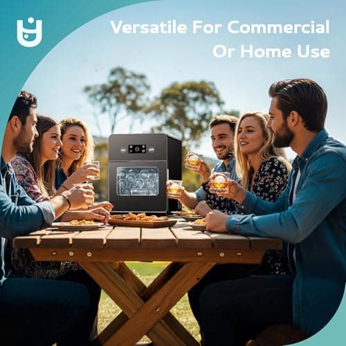 EUHOMY Ice Ball Maker Countertop, 144Pcs/day, 4Pcs Ready in 40Mins, Self-Cleaning, Sphere Ice Maker Machine with Crystal Clear Ice for Whiskey/Brandy/Rum 6