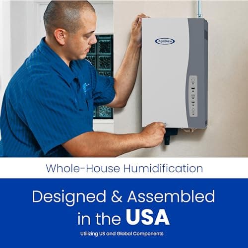 AprilAire 800 Whole-House Steam Humidifier, Automatic Steam Humidifier, Large Capacity Whole-House Humidifier for Homes up to 10,300 Sq. Ft., White 9