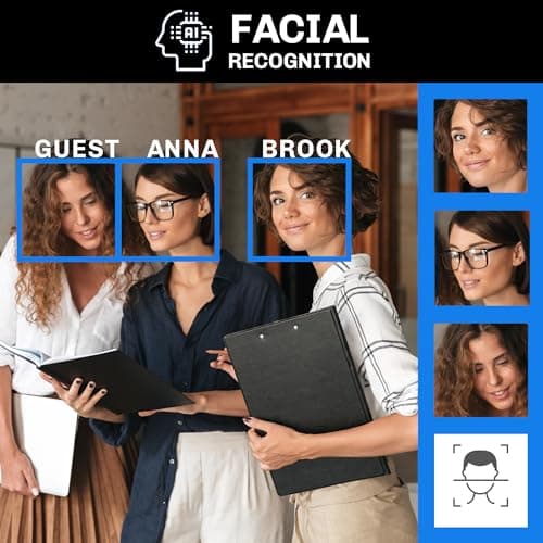 GW 4K Outdoor/Indoor Face Recognition/Human/Vehicle Detection Security Camera System, 32 Channel 12MP PoE NVR, 32 x 4K 8MP UltraHD Smart AI IP Microphone Bullet Camera, 24-7 Video & Audio Recording 7