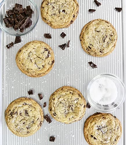 USA Pan Bakeware Cookie Sheet, Warp Resistant Nonstick Baking Pan, Made in the USA from Aluminized Steel, Large Set of 2 7