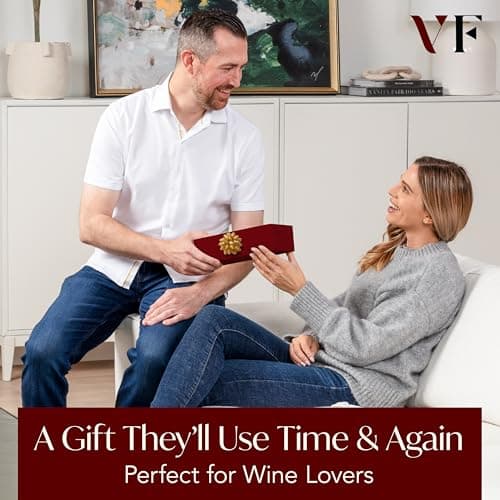 Electric Wine Opener Battery Operated with Stand and Built-in Foil Cutter - Automatic Wine Opener - Electric Corkscrew for Easy Cork Removal - Best Gift for Wine Lover (Black & Silver) 6