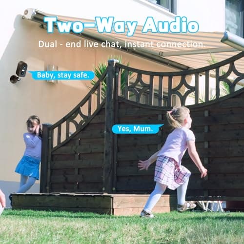 KKB No WiFi Security Camera, 4G LTE Cellular Security Cameras with Built-in Virtual SIM Card, 2K Wireless Indoor Outdoor Battery Camera Without Internet, PIR Motion Detection, Color Night Vision 7