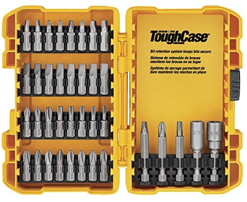 DEWALT 20V MAX* Cordless Drill / Driver Kit with Screwdriver/Drill Bit Set, 100-Piece (DCD771C2 & DWA2FTS100) 12