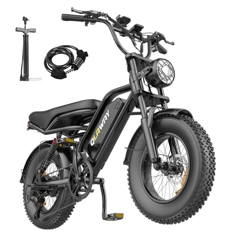 Qlaway 16" 500w Fat Tire Electric Dirt Bike for Adults, 48V 13.5AH Removable Battery Electric Motorcycle Ebikes with 25MPH Top Speed, 70 Miles Range, Full Suspension