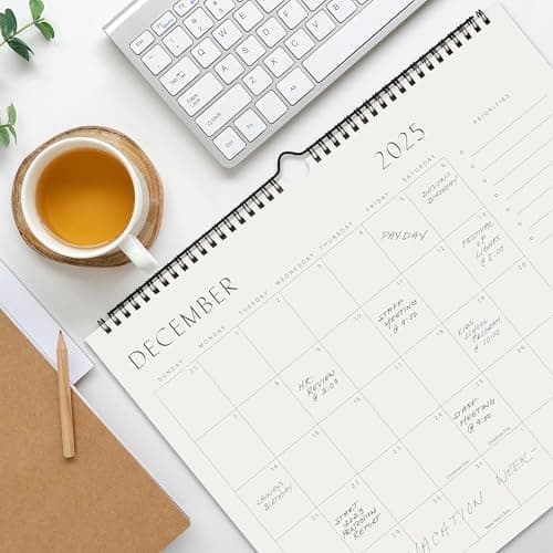 Beautiful 2025-2026 Wall Calendar - Runs from January 2025 until July 2026 – 14.5"x11.5" Office Wall Calendar for Easy Organizing 6