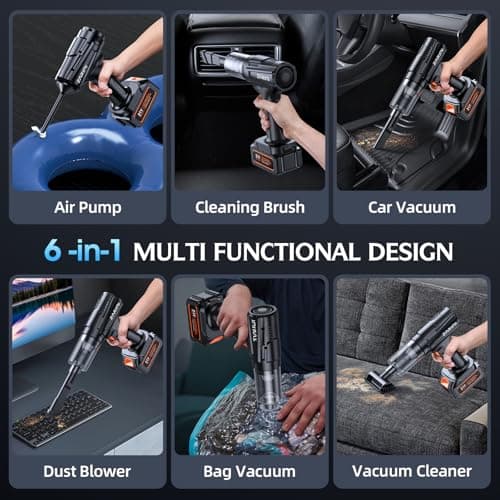 ZARIMI Cordless Handheld Car Vacuum Cleaner0207-2 6