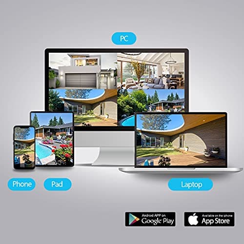 xmartO WG3034 2k Security Camera Outdoor, AC Powered Security Camera Outdoor Wireless WiFi with 2-Way Audio, Night Vision Motion Detection Notification,Cloud and SD Card Storage 7