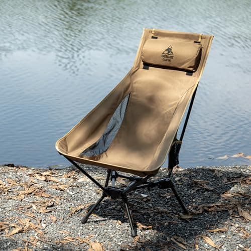 ONETIGRIS Tigerblade High Back Camping Chair with Pillow Design, Comfortable Widened Seat Folding Chair 8