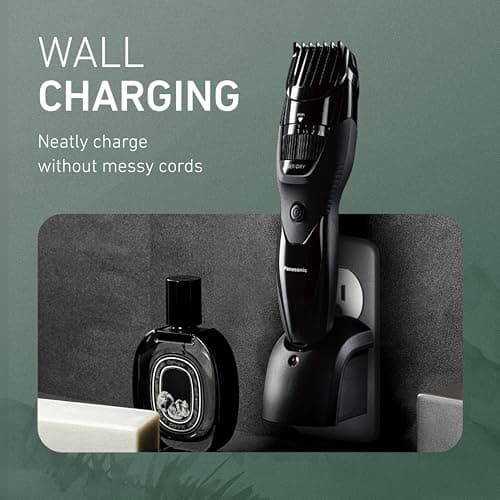 Panasonic Cordless Beard Trimmer for Men with Precision Dial, 19 Adjustable Length Settings, Rechargeable Battery, Washable - ER-GB42-K (Black) 9