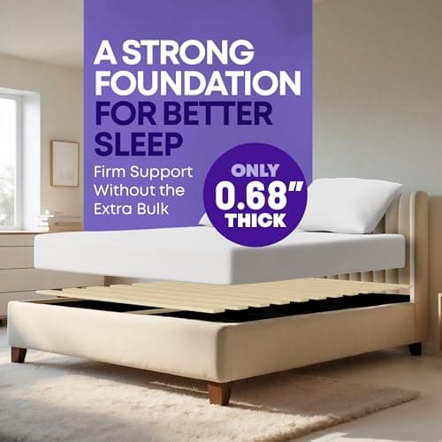 Greaton, Wooden Full Bed Slats for Support Under Mattress – Replacement Wood Slats for Full Size Bed Frame – Under Mattress Support Without Extra Height – 2.38 Standard Width 7