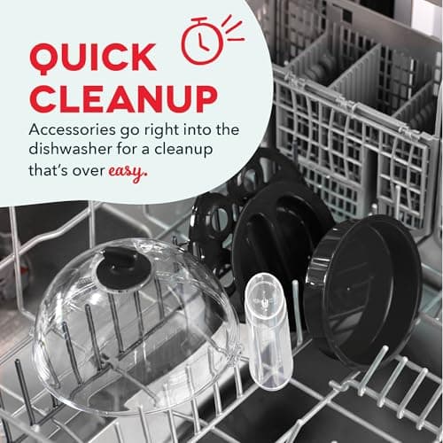 Dash Rapid Egg Cooker - Boiler, Poacher & Steamer - Includes Measuring & Recipe Guide - Dishwasher Safe - BPA Free - Holds 7 Eggs, Black 6