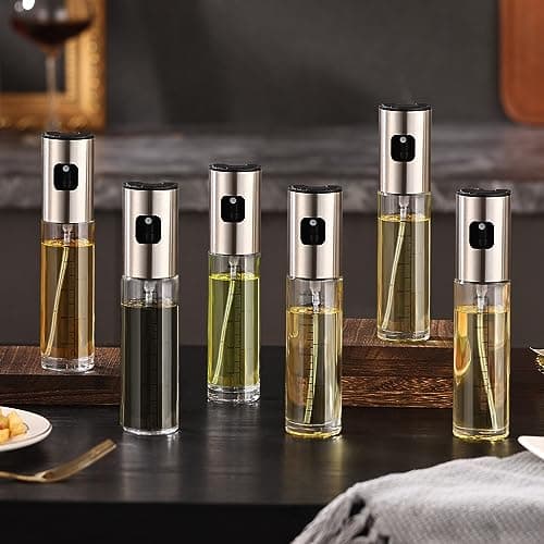 PUZMUG Oil Sprayer for Cooking, Olive Oil Sprayer Mister, 100ml Olive Oil Spray Bottle for Salad, BBQ, Kitchen Baking, Roasting 6