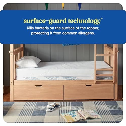 Sealy Dreamlife 3” Gel Memory Foam California King Mattress Topper with Cooling Cover, SealyComfort Gel Foam, SealyCool Stretch Knit Cover with Corner Straps 10