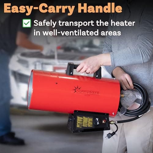 Sunnydaze 60,000 BTU Forced Air Propane Heater 5