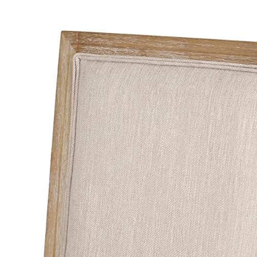 Sandine Upholstered Swivel Office Chair - Beige/Natural 7